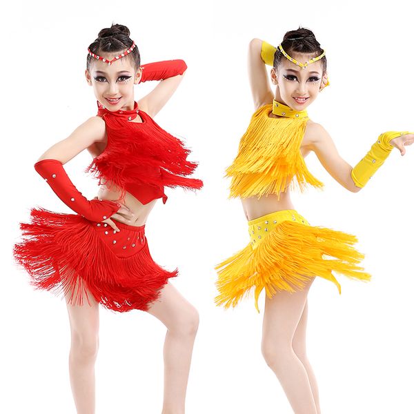 new childrens tassel latin dance costumes girls tassels childrens performance clothing sequins latin dancewear, Black;red
new childrens tassel latin dance costumes girls tassels childrens performance clothing sequins latin dancewear, Black;red