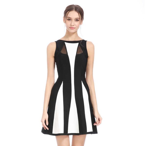 fall thin backless a-line bandage dress skirt net yarn perspective dating party dress autumn vestidos 210625, Black;gray 
fall thin backless a-line bandage dress skirt net yarn perspective dating party dress autumn vestidos 210625, Black;gray