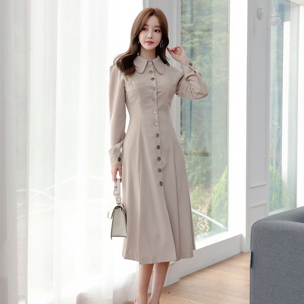 spring autumn single breasted fresh formal temperamental new arrival elegant vintage cute solid a-line dress d281, White;black
spring autumn single breasted fresh formal temperamental new arrival elegant vintage cute solid a-line dress d281, White;black