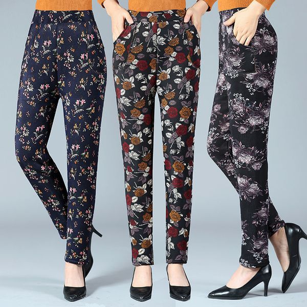 women 2021 winter new fashion veet thick leggings female plus size flower printing thicken warm trousers slim pants a337zstx, Black
women 2021 winter new fashion veet thick leggings female plus size flower printing thicken warm trousers slim pants a337zstx, Black
