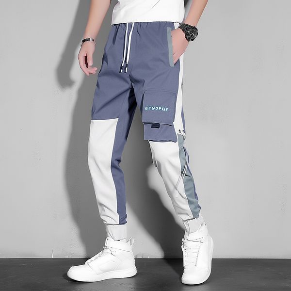 men spring and autumn new cargo pants youthful vitality casual pants men pockets drawstring ins fashion ankle length pants men, Black
men spring and autumn new cargo pants youthful vitality casual pants men pockets drawstring ins fashion ankle length pants men, Black