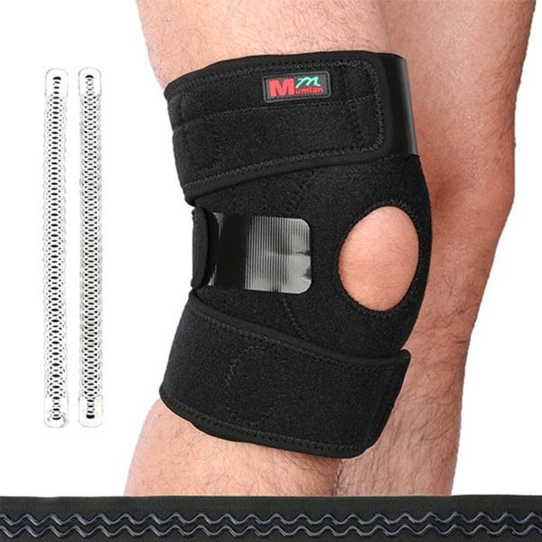 elbow & knee pads 2 spring bars sports kneepad adjustable breathable stabilizer patella elastic support fitness open brace protector, Black;gray
elbow & knee pads 2 spring bars sports kneepad adjustable breathable stabilizer patella elastic support fitness open brace protector, Black;gray