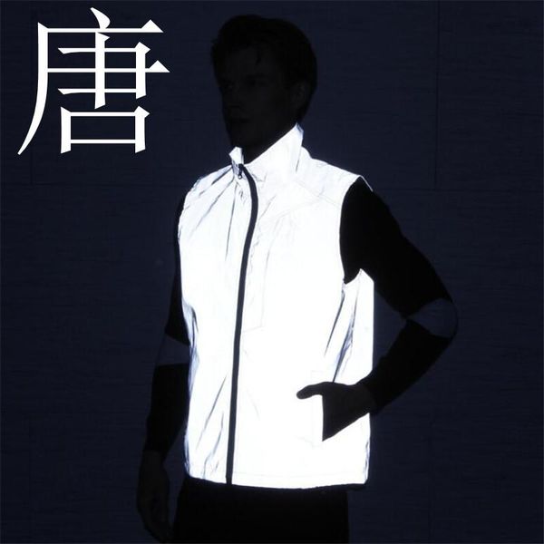 men's vests tang cool 2021 reflective armor brand sports riding windbreak vest sleeveless jacket night, Black;white
men's vests tang cool 2021 reflective armor brand sports riding windbreak vest sleeveless jacket night, Black;white