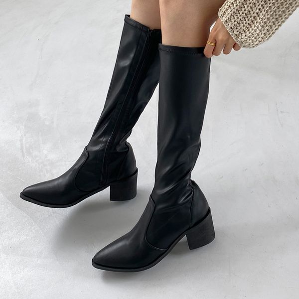 mode for female at thick heels high long autumn boots and winter white woman shoes size 33-42 zte2, Black
mode for female at thick heels high long autumn boots and winter white woman shoes size 33-42 zte2, Black