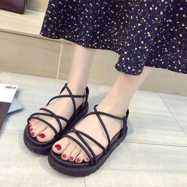 sandals 2021 ladies summer fashion outdoor beach shoes muffin platform casual college, Black
sandals 2021 ladies summer fashion outdoor beach shoes muffin platform casual college, Black