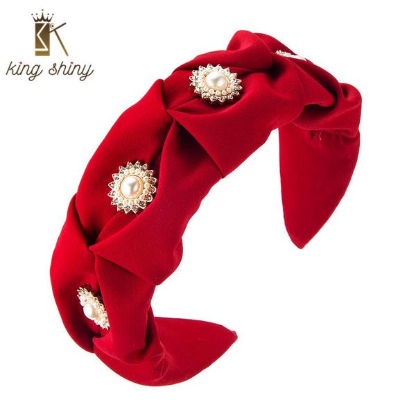 hair clips & barrettes king shiny korean vintage pleated cotton headband for woman elegant imitation pearl beaded cross-knit hairband girls, Golden;silver
hair clips & barrettes king shiny korean vintage pleated cotton headband for woman elegant imitation pearl beaded cross-knit hairband girls, Golden;silver