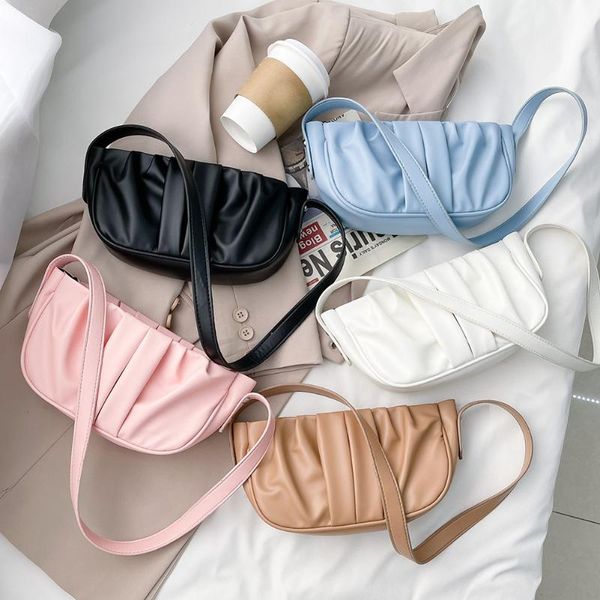 cross body ladies pleated designer handbag solid color underarm bag pu women shoulder armpit fashion casual shopping pouch
cross body ladies pleated designer handbag solid color underarm bag pu women shoulder armpit fashion casual shopping pouch