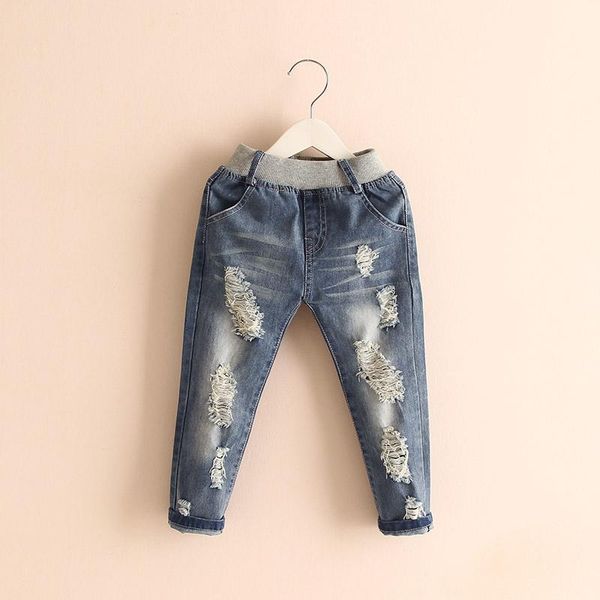 2021 spring autumn new 2-6 8 10 years children birthday gift elastic long trousers washed hole denim jeans for baby kids girls, Blue
2021 spring autumn new 2-6 8 10 years children birthday gift elastic long trousers washed hole denim jeans for baby kids girls, Blue