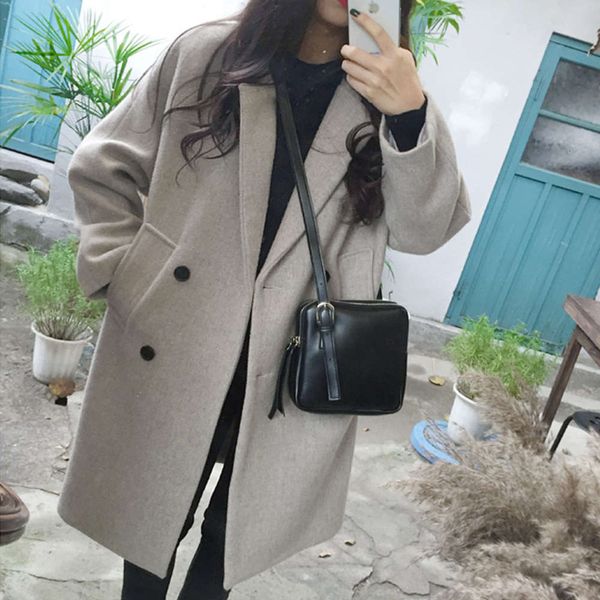 designer casual off season new autumn and korean winter 2020 pure wool large size trendy women's woolen coat e, Black
designer casual off season new autumn and korean winter 2020 pure wool large size trendy women's woolen coat e, Black