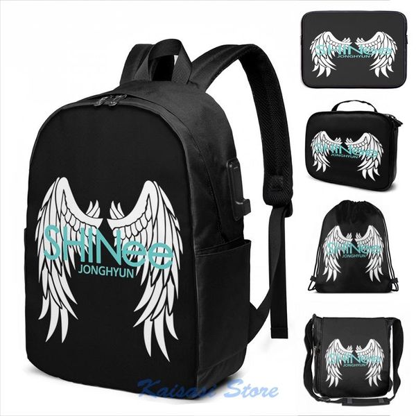 backpack funny graphic print jonghyun shinee usb charge men school bags women cosmetic bag travel laptop
backpack funny graphic print jonghyun shinee usb charge men school bags women cosmetic bag travel laptop