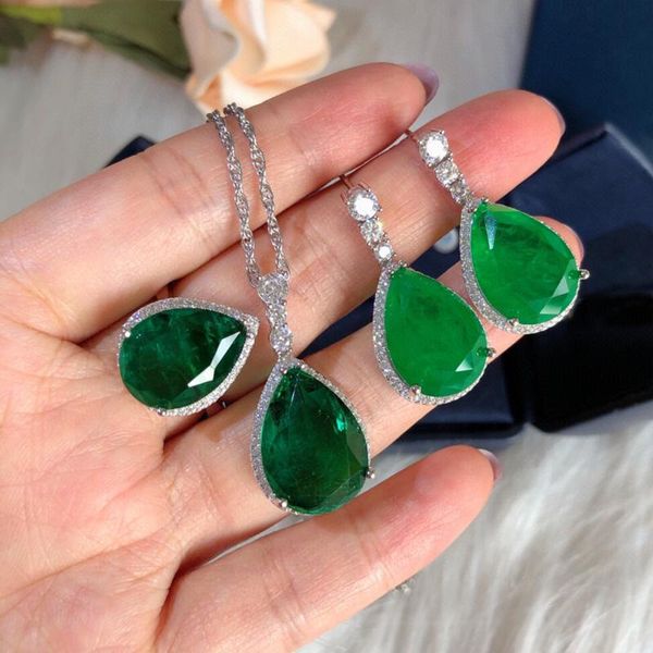 other 2021 high fashion 925 sterling silver dangle earrings luxury fine jewelry for women tassels grandmother green zircon, Golden;silver
other 2021 high fashion 925 sterling silver dangle earrings luxury fine jewelry for women tassels grandmother green zircon, Golden;silver