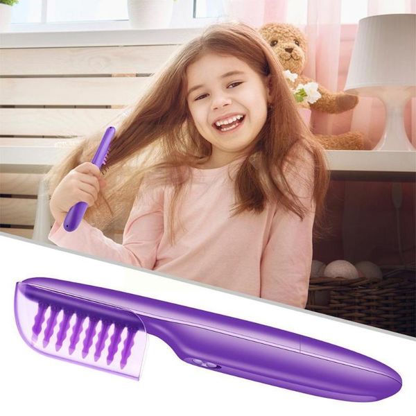 hair brushes quickly smoothed out purple multifunctional electric tool brush styling comb glide detangling salon decoration ha m3f8, Silver
hair brushes quickly smoothed out purple multifunctional electric tool brush styling comb glide detangling salon decoration ha m3f8, Silver
