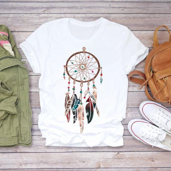 women feather dream web cartoon 90s camisas mujer clothes lady t-shirts womens t shirt ladies graphic female tee t-shirt, White
women feather dream web cartoon 90s camisas mujer clothes lady t-shirts womens t shirt ladies graphic female tee t-shirt, White