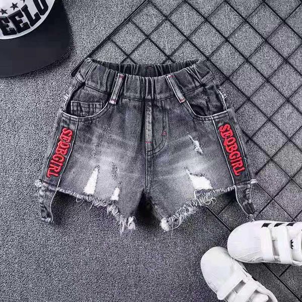 shorts girls' denim shorts, loose holes, children's western style pants, thin section, large outer, Black
shorts girls' denim shorts, loose holes, children's western style pants, thin section, large outer, Black