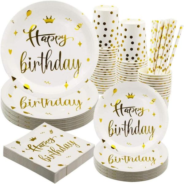disposable dinnerware crown white birthday plates napkins tableware supplies paper cup straws anniversary decoration sets
disposable dinnerware crown white birthday plates napkins tableware supplies paper cup straws anniversary decoration sets