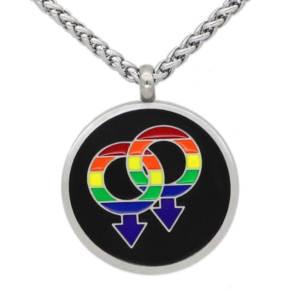 pendant necklaces factory direct sell european and american style rainbow same-couple necklace, Silver
pendant necklaces factory direct sell european and american style rainbow same-couple necklace, Silver