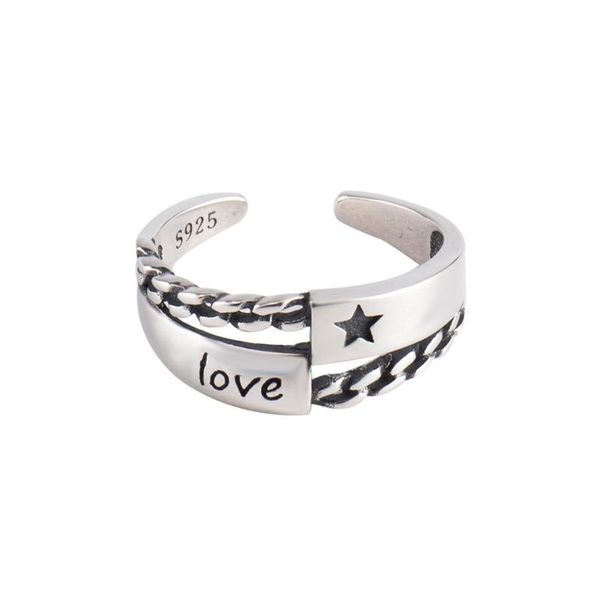 cluster rings daimi real 925 sterling silver star letters natural handmade fine jewelry open for women, Golden;silver
cluster rings daimi real 925 sterling silver star letters natural handmade fine jewelry open for women, Golden;silver
