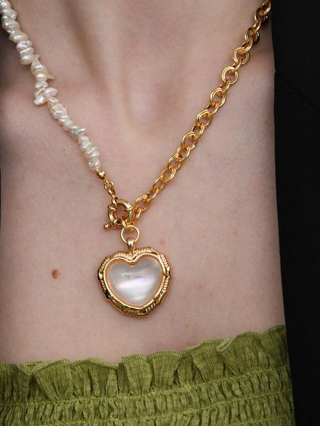 chokers timeless wonder sweet natural pearl heart choker necklace women jewelry punk goth boho kpop designer ins japan bib gift 7342, Golden;silver
chokers timeless wonder sweet natural pearl heart choker necklace women jewelry punk goth boho kpop designer ins japan bib gift 7342, Golden;silver