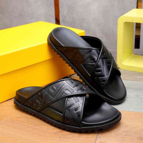 80% off outlet store 21 summer embossed cowhide men's cross sandals outdoor thick soled beach shoes guangzhou shoes, Black
80% off outlet store 21 summer embossed cowhide men's cross sandals outdoor thick soled beach shoes guangzhou shoes, Black