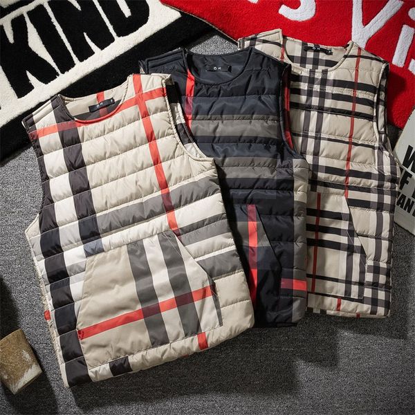 waistcoat men's autumn and winter down cotton thickened warm vest, wearing lovers' trend waistcoat, eating chicken second class ve, Black;white
waistcoat men's autumn and winter down cotton thickened warm vest, wearing lovers' trend waistcoat, eating chicken second class ve, Black;white