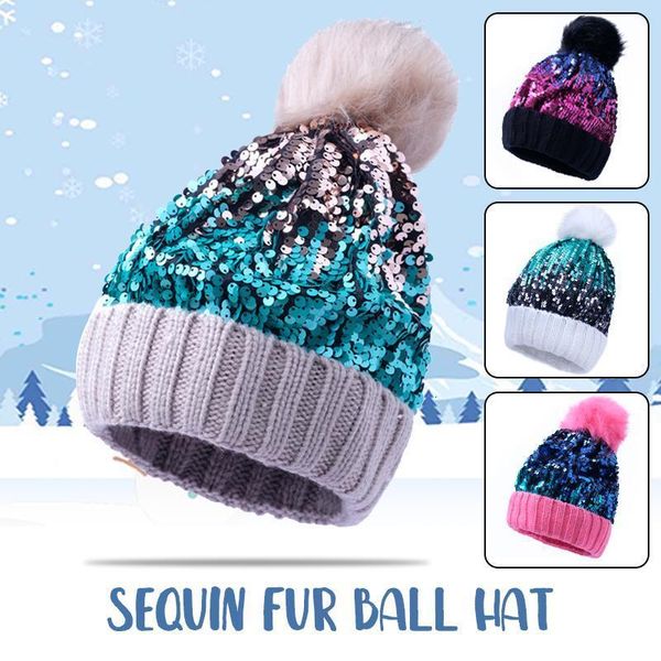 winter warm fur pom pom knitted hats women shiny sequins winter fashion beanies cap thick warm skullies beanies, Blue;gray
winter warm fur pom pom knitted hats women shiny sequins winter fashion beanies cap thick warm skullies beanies, Blue;gray