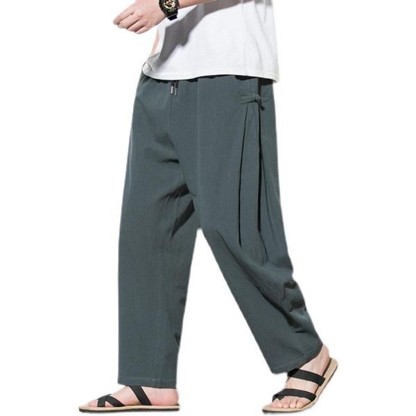 men's pants m-5xl male summer breathable solid color linen trousers fitness cotton streetwear men clothing xxxxxl, Black
men's pants m-5xl male summer breathable solid color linen trousers fitness cotton streetwear men clothing xxxxxl, Black