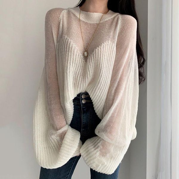 women's knits & tees o neck loose long sleeve pullover sweaters women soft thin pull femme korean style all match autumn 2021 knitted, White
women's knits & tees o neck loose long sleeve pullover sweaters women soft thin pull femme korean style all match autumn 2021 knitted, White