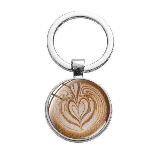 creative coffee latte carving keychain cat animal flower art printing glass crystal key chain exquisite gift for customer, Silver
creative coffee latte carving keychain cat animal flower art printing glass crystal key chain exquisite gift for customer, Silver