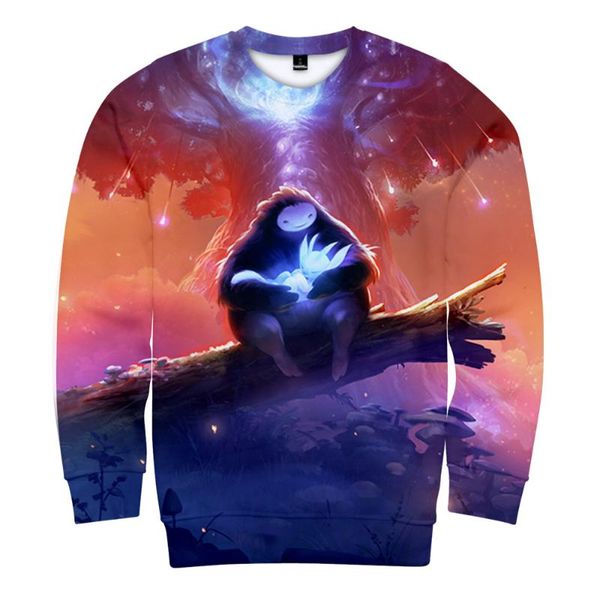 women's hoodies & sweatshirts frdun harajuku ori and the blind forest 3d sweatshirt casual pullover streetwear sudadera hombre male cre, Black
women's hoodies & sweatshirts frdun harajuku ori and the blind forest 3d sweatshirt casual pullover streetwear sudadera hombre male cre, Black