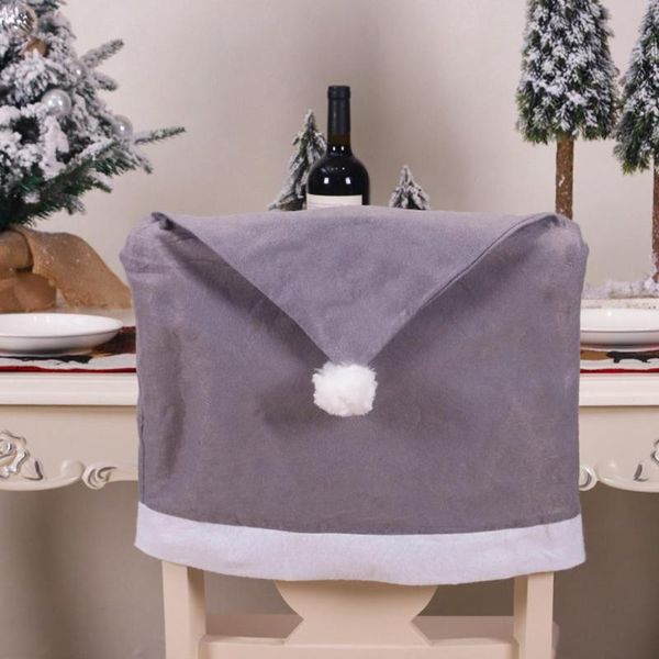 chair covers gray non-woven big hat cover for home year party christmas decoration
chair covers gray non-woven big hat cover for home year party christmas decoration