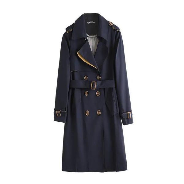 women's trench coats women double breasted solid cloak coat for autumn winter elegant female korean style high-end with belt, Tan;black
women's trench coats women double breasted solid cloak coat for autumn winter elegant female korean style high-end with belt, Tan;black