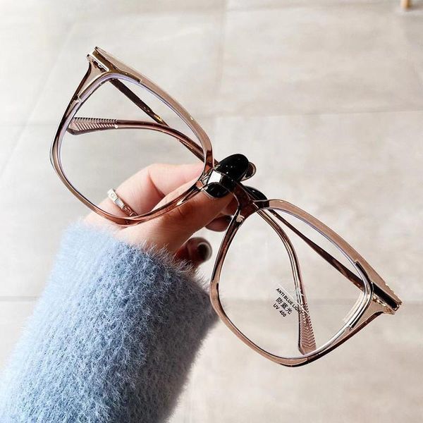 fashion sunglasses frames 2021 oversized square eyeglasses for men metal luxury designer eyewear trend retro women vintage computer glasses, Black
fashion sunglasses frames 2021 oversized square eyeglasses for men metal luxury designer eyewear trend retro women vintage computer glasses, Black