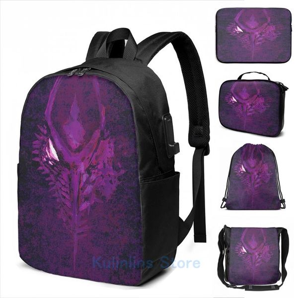 backpack funny graphic print ridley purple facemelt usb charge men school bags women bag travel laptop 
backpack funny graphic print ridley purple facemelt usb charge men school bags women bag travel laptop