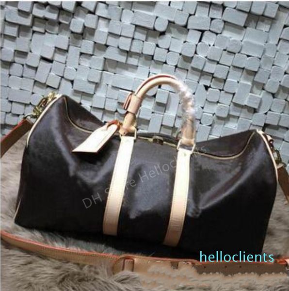 fashion men women travel bag duffle bag, brand designer luggage handbags large capacity sport bag 60cm
fashion men women travel bag duffle bag, brand designer luggage handbags large capacity sport bag 60cm