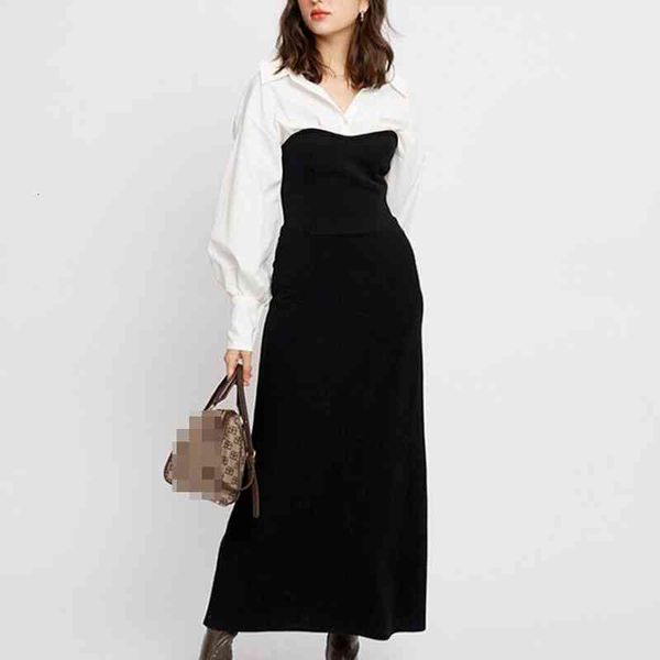 casual dresses 2022 japanese design women robes temperament vestidos lapel long sleeve shirt patchwork empire knitted slim 6jcf, Black;gray
casual dresses 2022 japanese design women robes temperament vestidos lapel long sleeve shirt patchwork empire knitted slim 6jcf, Black;gray