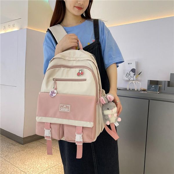 backpack joypessie fashion girls kawaii women shoulder bag cute candy color travel mochila teenager bookbag femal lapbagpack
backpack joypessie fashion girls kawaii women shoulder bag cute candy color travel mochila teenager bookbag femal lapbagpack