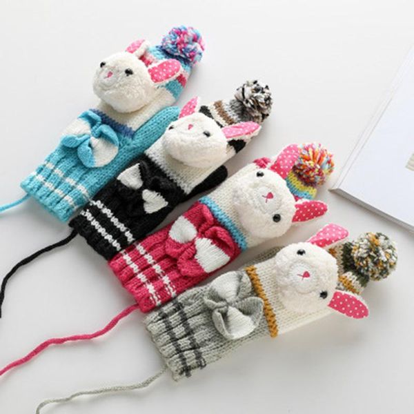 five fingers gloves feiqiaosh 2021 warm plus velvet winter women embroidery wool bear bow simple cute red black blue colored mittens, Blue;gray
five fingers gloves feiqiaosh 2021 warm plus velvet winter women embroidery wool bear bow simple cute red black blue colored mittens, Blue;gray