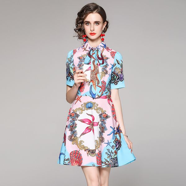 fashion women's all-match waist slimming positioning printing short-sleeved milk fierce dress french evening 210525, Black;gray
fashion women's all-match waist slimming positioning printing short-sleeved milk fierce dress french evening 210525, Black;gray