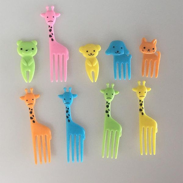 forks 10pcs set cute bento pick fork mini fruit giraffe dog cat bear monkey animal style kitchen tool accessories
forks 10pcs set cute bento pick fork mini fruit giraffe dog cat bear monkey animal style kitchen tool accessories