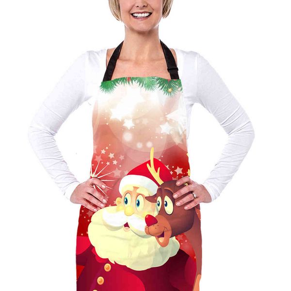 Custom Made Aprons Kitchen oil stain proof hanging neck apron Snowflake Christmas tree elk Santa Claus sleevels housework apron
Custom Made Aprons Kitchen oil stain proof hanging neck apron Snowflake Christmas tree elk Santa Claus sleevels housework apron