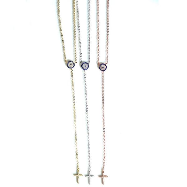 collares new arrival limited collier 2021 evil eyes cz necklaces y shape long necklace pave charm pendant chain women jewelry, Silver
collares new arrival limited collier 2021 evil eyes cz necklaces y shape long necklace pave charm pendant chain women jewelry, Silver