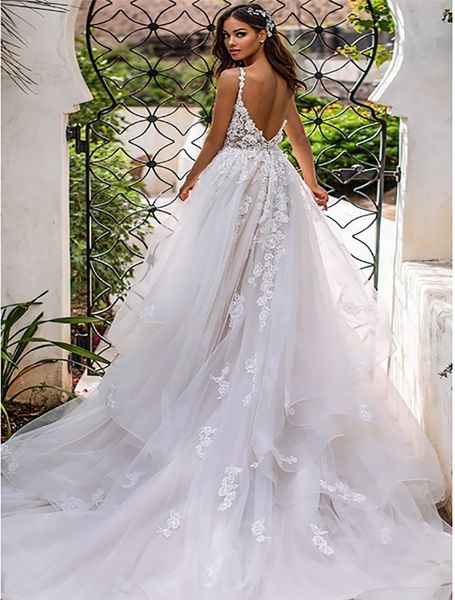 new a 2021 line es 3d flowers spaghetti strap bride backless princess long boho wedding gown vestidos de noiva dsm6, White
new a 2021 line es 3d flowers spaghetti strap bride backless princess long boho wedding gown vestidos de noiva dsm6, White