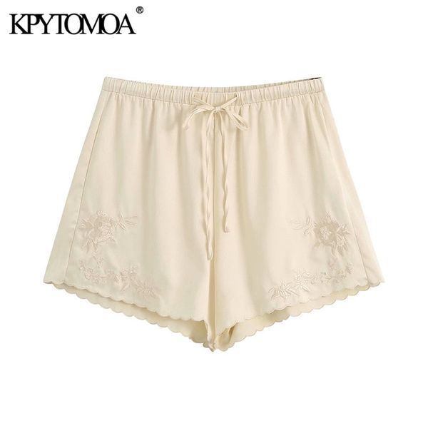 kpytomoa women chic fashion lace-trimmed embroidered shorts vintage high elastic waist drawstring female short pants mujer 210309, White;black
kpytomoa women chic fashion lace-trimmed embroidered shorts vintage high elastic waist drawstring female short pants mujer 210309, White;black