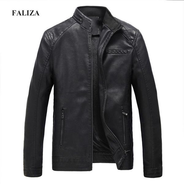 men's jackets faliza winter spring mens pu leather faux jacket black clothing fashion elastic motorcycle outerwear jk144, Black;brown
men's jackets faliza winter spring mens pu leather faux jacket black clothing fashion elastic motorcycle outerwear jk144, Black;brown