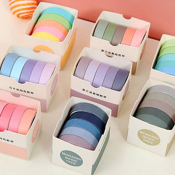 gift wrap 5pcs cute scrapbooking adhesive tape washi set decorative sticker masking school stationery supplies
gift wrap 5pcs cute scrapbooking adhesive tape washi set decorative sticker masking school stationery supplies