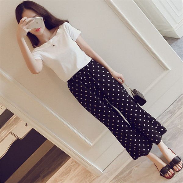 2021 new women summer 2 piece outfits female casual t shirt and polka dot print pants high waist sport streetwear fashion sets l16673h5, Gray
2021 new women summer 2 piece outfits female casual t shirt and polka dot print pants high waist sport streetwear fashion sets l16673h5, Gray