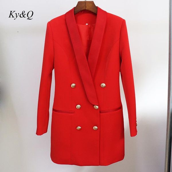 casual dresses red luxury runway elegant office ladies lion button v-collar slim suit mini dress 2021 autumn winter party cloth, Black;gray
casual dresses red luxury runway elegant office ladies lion button v-collar slim suit mini dress 2021 autumn winter party cloth, Black;gray