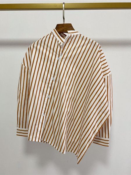 2021 new primavera algodo feminino listras camisas senhoras assimtrico seagem elegante longo sleevefashion blusas femininas e s xxhx, Black
2021 new primavera algodo feminino listras camisas senhoras assimtrico seagem elegante longo sleevefashion blusas femininas e s xxhx, Black