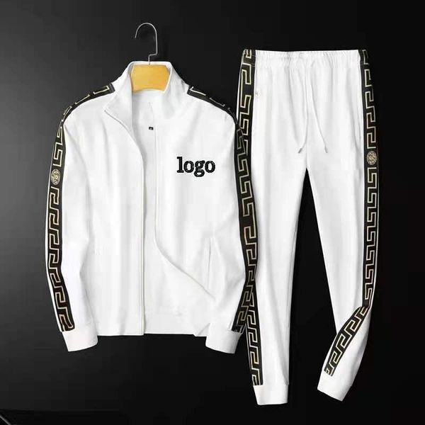 men's tracksuits 2021 winter product thick double-sided fleece fashion slim high-end leisure sports long-sleeved suit, Gray
men's tracksuits 2021 winter product thick double-sided fleece fashion slim high-end leisure sports long-sleeved suit, Gray