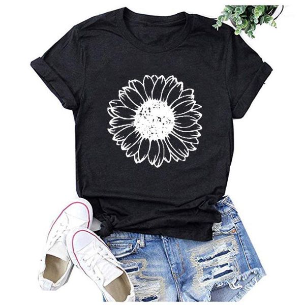 women's t-shirt t shirt women flower print graphic tee basic female clothes kawaii harajuku streetwear short sleeve o-neck tees tsh, White
women's t-shirt t shirt women flower print graphic tee basic female clothes kawaii harajuku streetwear short sleeve o-neck tees tsh, White